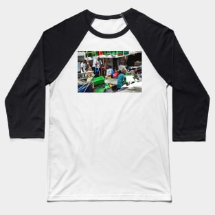 Fishermen at Work, Hout Bay Harbour, South Africa Baseball T-Shirt